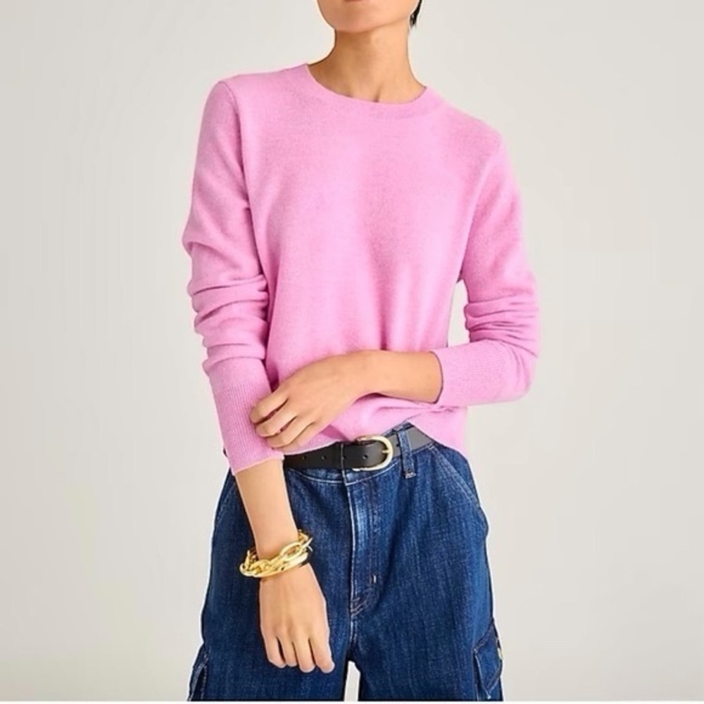 J. Crew Cashmere Relaxed Classic Crewneck Sweater